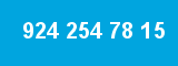 924 254 78 15 924 254 78 15
